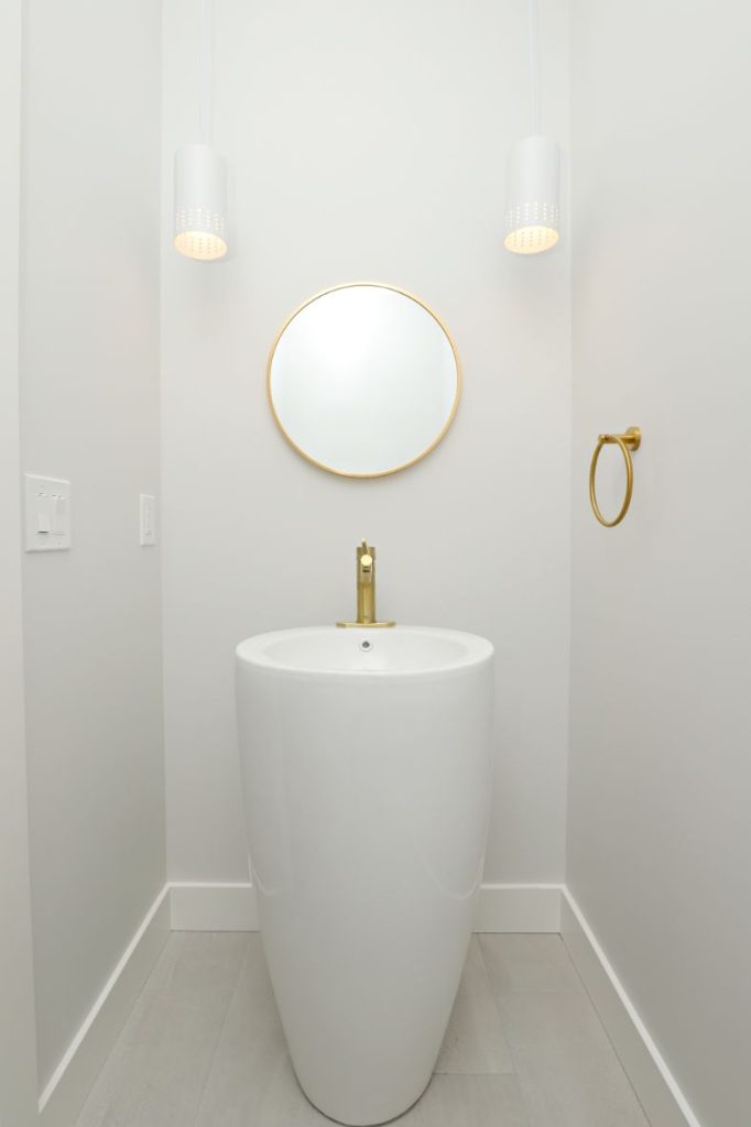 modern bathroom sink